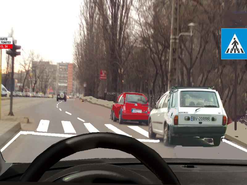 Care dintre autoturisme staţionează greşit?