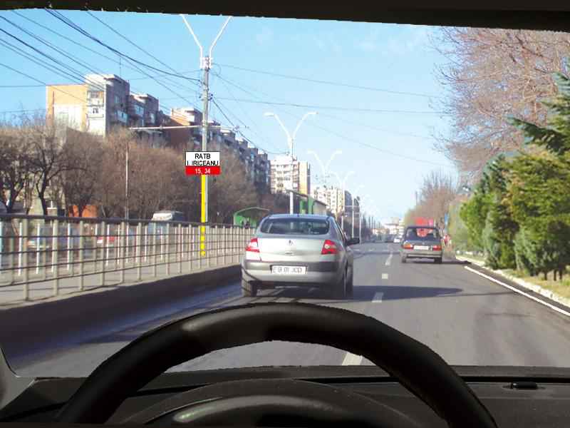 Este permisă oprirea în situaţia dată?