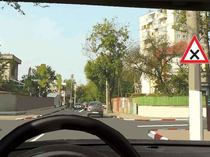 Cum procedaţi în prima intersecţie?