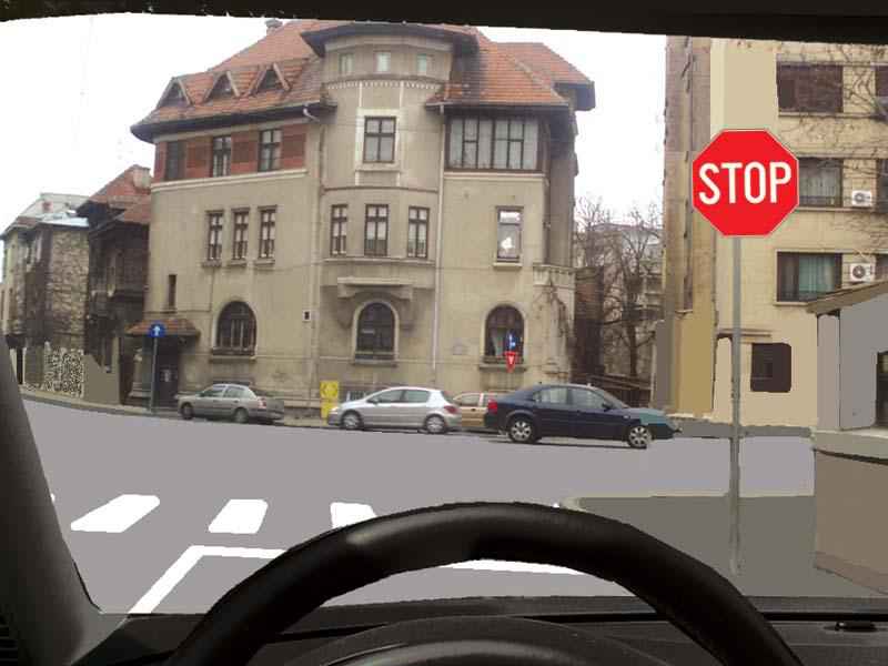 Cum veţi proceda la întâlnirea indicatorului „Oprire“?