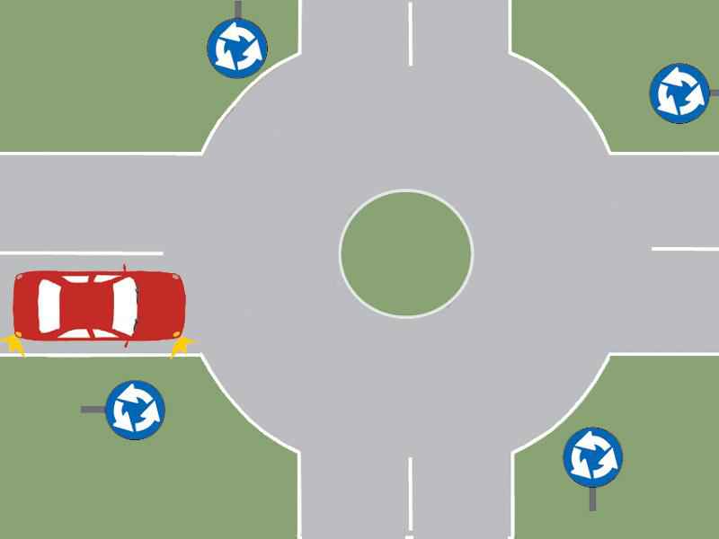 În această situaţie, intenţionaţi să viraţi pe prima stradă la dreapta. Ce obligaţii aveţi?