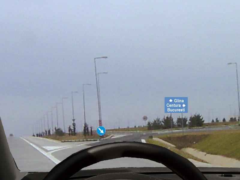Cum vă comportaţi dacă intenţionaţi să părăsiţi autostrada în acest loc?