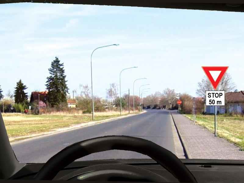 La întâlnirea acestui indicator, aveţi obligaţia: